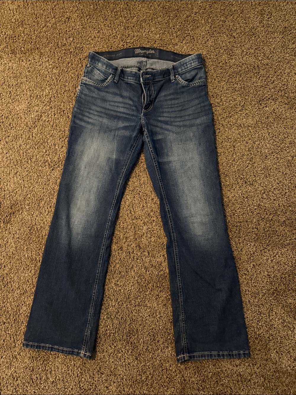 Wrangler womens Medium Blue Bootcut Jeans